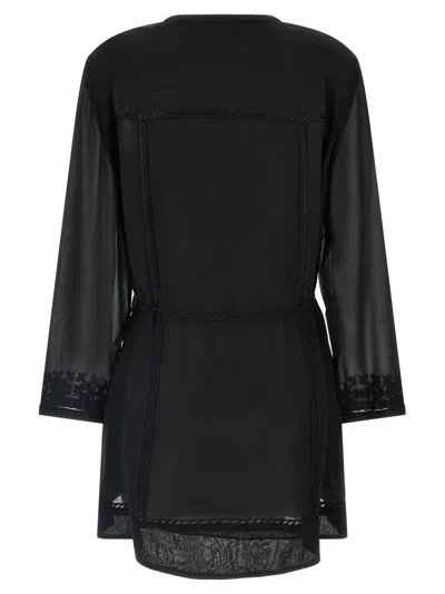 Isabel Marant Black Oaria Dress In Black