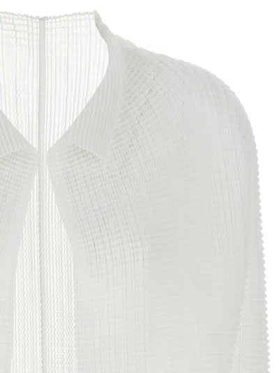 Issey Miyake Wooly Pleats-56 Sweaters And Cardigans White