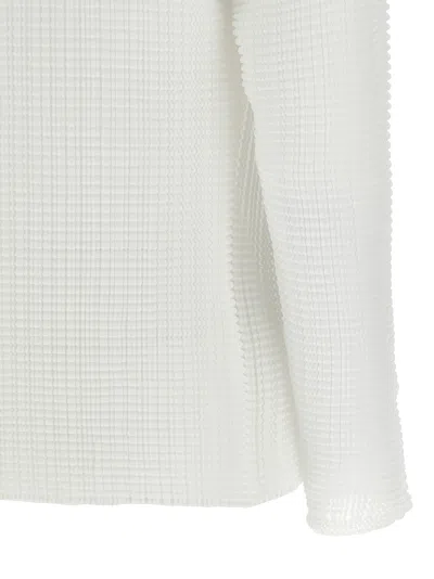 Issey Miyake Wooly Pleats-56 Sweaters And Cardigans White