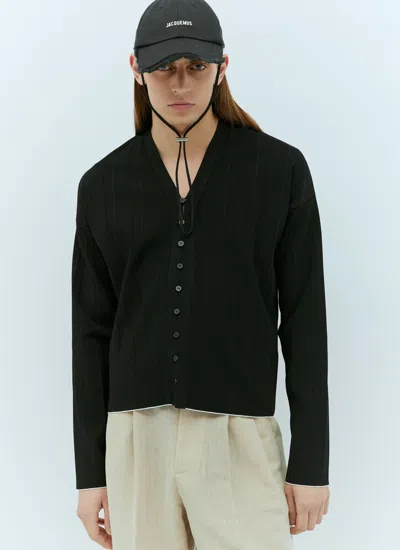 Jacquemus Men La Casquette Artichaut Baseball Cap In Black