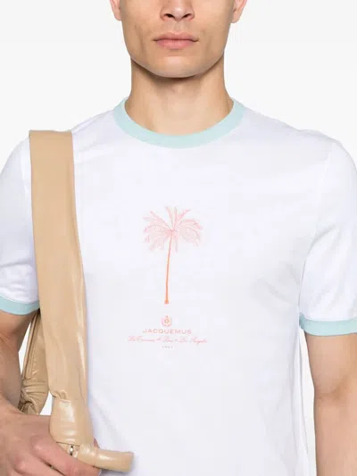Jacquemus Venice Printed T-shirt In White