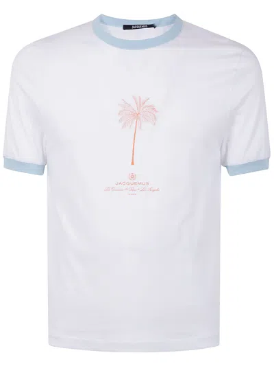 Jacquemus Venice Printed T-shirt In White