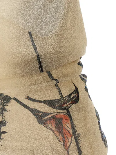 Jean Paul Gaultier The Short Tattoo Rose And Bird Dresses Multicolor In Multi