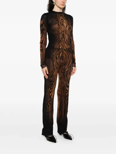 Jean Paul Gaultier Women The Wood Pants In Multi