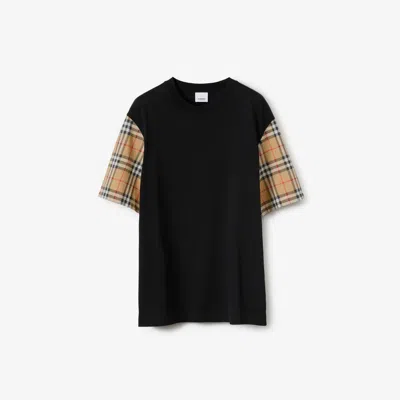 Burberry Regular Logo T-shirt In Black