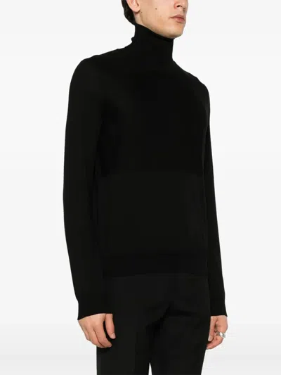 Jil Sander Jumper Turtle Neck Long Sleeves In Black