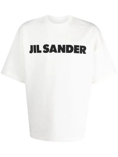 Jil Sander White Cotton T-shirt