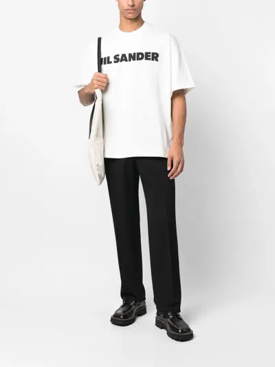 Jil Sander White Cotton T-shirt
