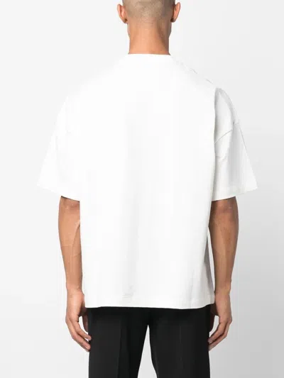Jil Sander White Cotton T-shirt