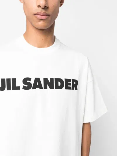 Jil Sander White Cotton T-shirt