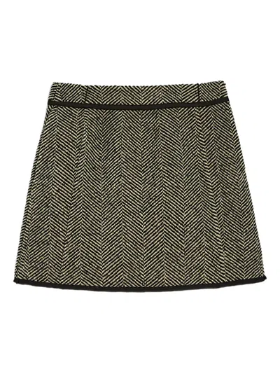 Jil Sander "102 W Trim" Skirt Clothing In Gray
