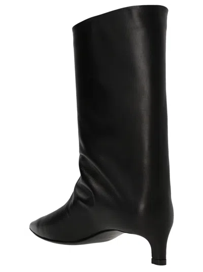 Jil Sander Women 'half' Ankle Boots In Black