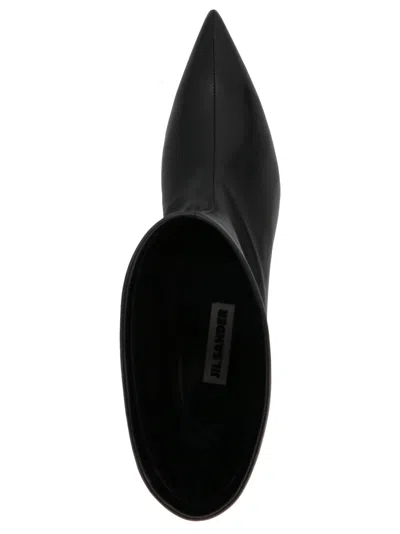 Jil Sander Women 'half' Ankle Boots In Black