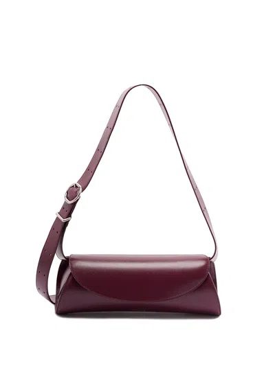 Jil Sander Cannolo Small Leather Shoulder Bag