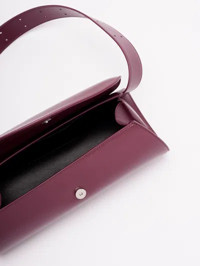 Jil Sander Cannolo Small Leather Shoulder Bag