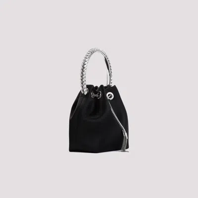 Jimmy Choo Bonbon Handbag With Drawstring Closure And Circular Metal Handle