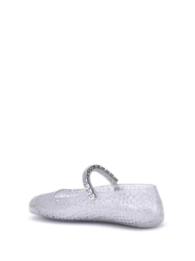 Jimmy Choo Transparent Rubber The Jelly Ballerinas