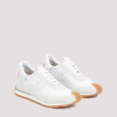 Loewe White Flow Runner Sneakers In White