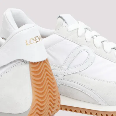 Loewe White Flow Runner Sneakers In White
