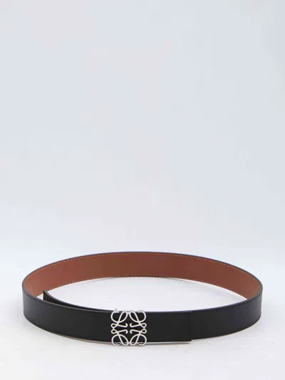 Loewe Men Reversible Anagram Belt In Black