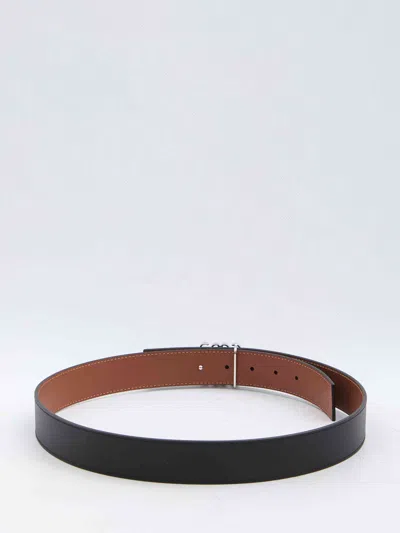 Loewe Men Reversible Anagram Belt In Black