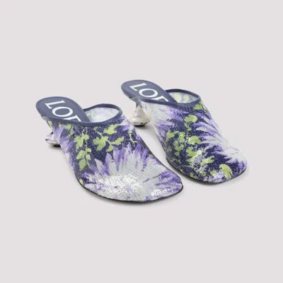 Loewe Toy 45 Sequins Mules Women In Multi
