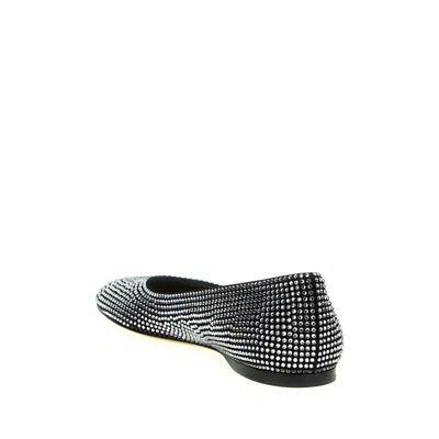Loewe Toy Crystal-embellished Suede Ballet Flats