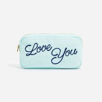 Stoney Clover Lane Hand Embroidered Custom 2 Word Small Pouch