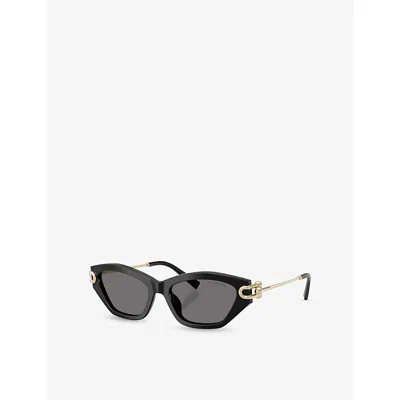 Tiffany & Co Womens Black Tf4231u Cat-eye Acetate Sunglasses