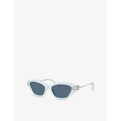 Tiffany & Co Womens Blue Tf4231u Cat-eye Acetate Sunglasses