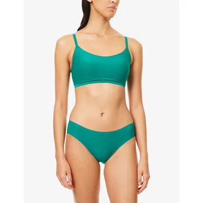 Chantelle Womens Racing Green Softstretch Brazilian Briefs In Green