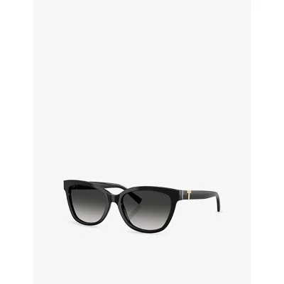 Tiffany & Co Womens Black Tf4237b Cat-eye Acetate Sunglasses