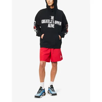 Summer Of Sound Mens Black Iconic Graphic-print Cotton-jersey Hoody Xl