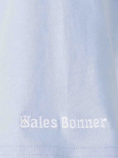 Wales Bonner Logo-embroidered Stretch Poplin-panelled Organic Cotton-jersey T-shirt