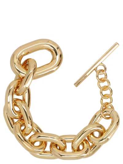 Rabanne Armband Link Aus Aluminium Goldfarbend In Gold