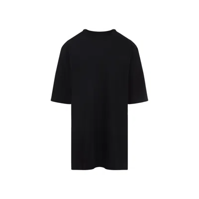 Rick Owens Relaxed Fit Oversized T-shirt With Classic Crew Neckline In Black