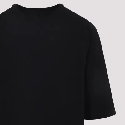 Rick Owens Relaxed Fit Oversized T-shirt With Classic Crew Neckline In Black