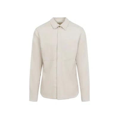 Rick Owens Work Shirt With Buttoned Cuffs And Chest Pockets In Multi