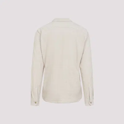 Rick Owens Work Shirt With Buttoned Cuffs And Chest Pockets In Multi
