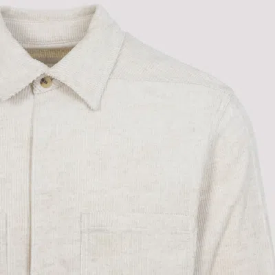 Rick Owens Work Shirt With Buttoned Cuffs And Chest Pockets In Multi
