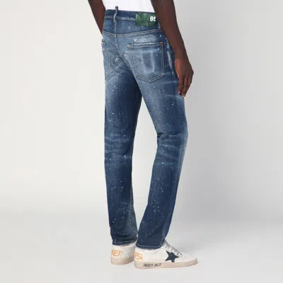 Dsquared2 Medium Galaxy Wash Cool Guy Jeans In Faded Blue In Blue
