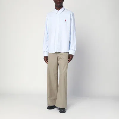 Ami Alexandre Mattiussi Light Blue Ami De Coeur Shirt In Blue