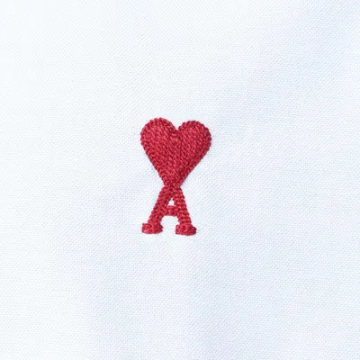 Ami Alexandre Mattiussi Light Blue Ami De Coeur Shirt In Blue