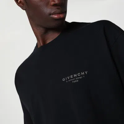 Givenchy Cotton T-shirt With Stamp Print Clothing In Black