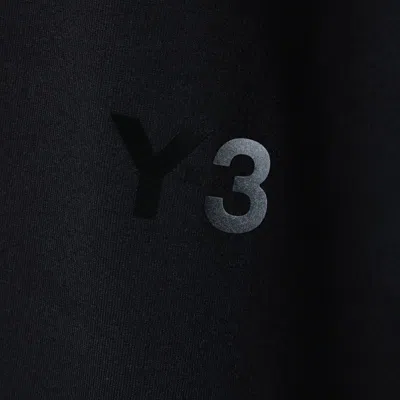 Y-3 Black Cotton  Boxy T-shirt In Black