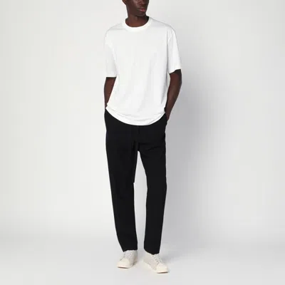 Y-3 White Cotton T-shirt With Logo