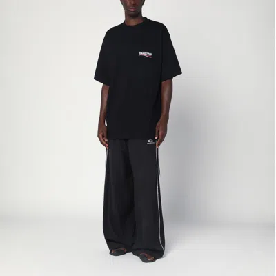Balenciaga Over T-shirt Political Campaign Dirty Black In Black
