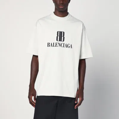 Balenciaga Nano Bb T-shirt Medium Fit In White