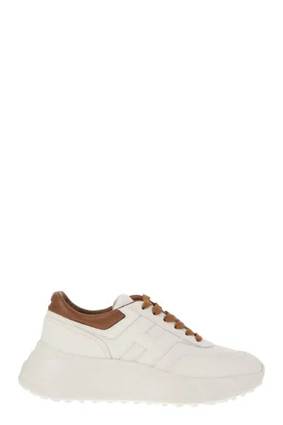 Hogan Hi-fi Trainers With Side H In White