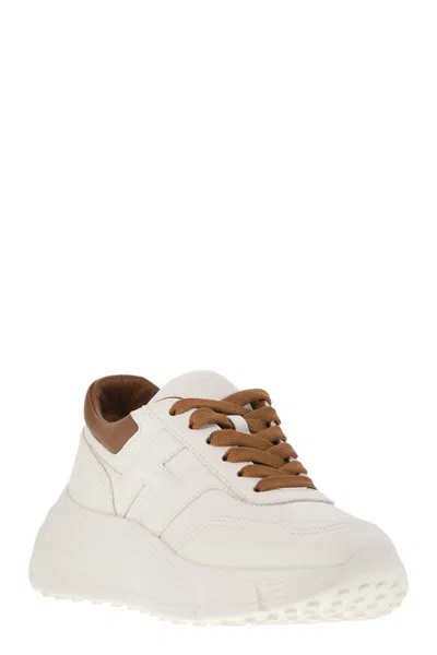 Hogan Hi-fi Trainers With Side H In White